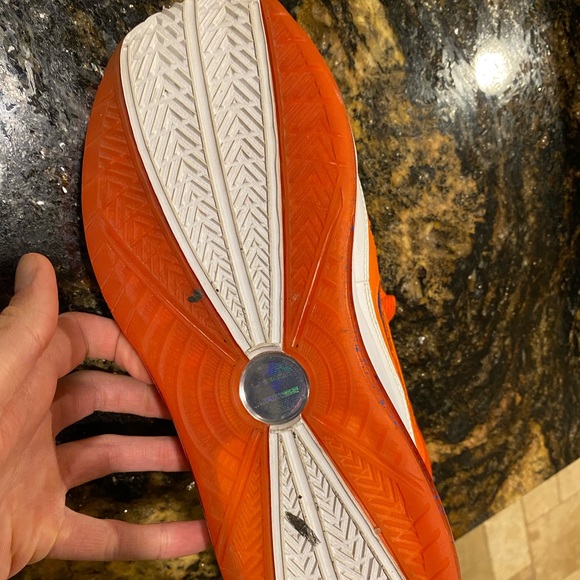 Nike LeBron Hardwood Classic 7 Orange Sample PE size 10 - Picture 11 of 15